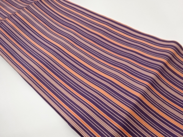 JAPANESE KIMONO / STRIPED NAGOYA OBI